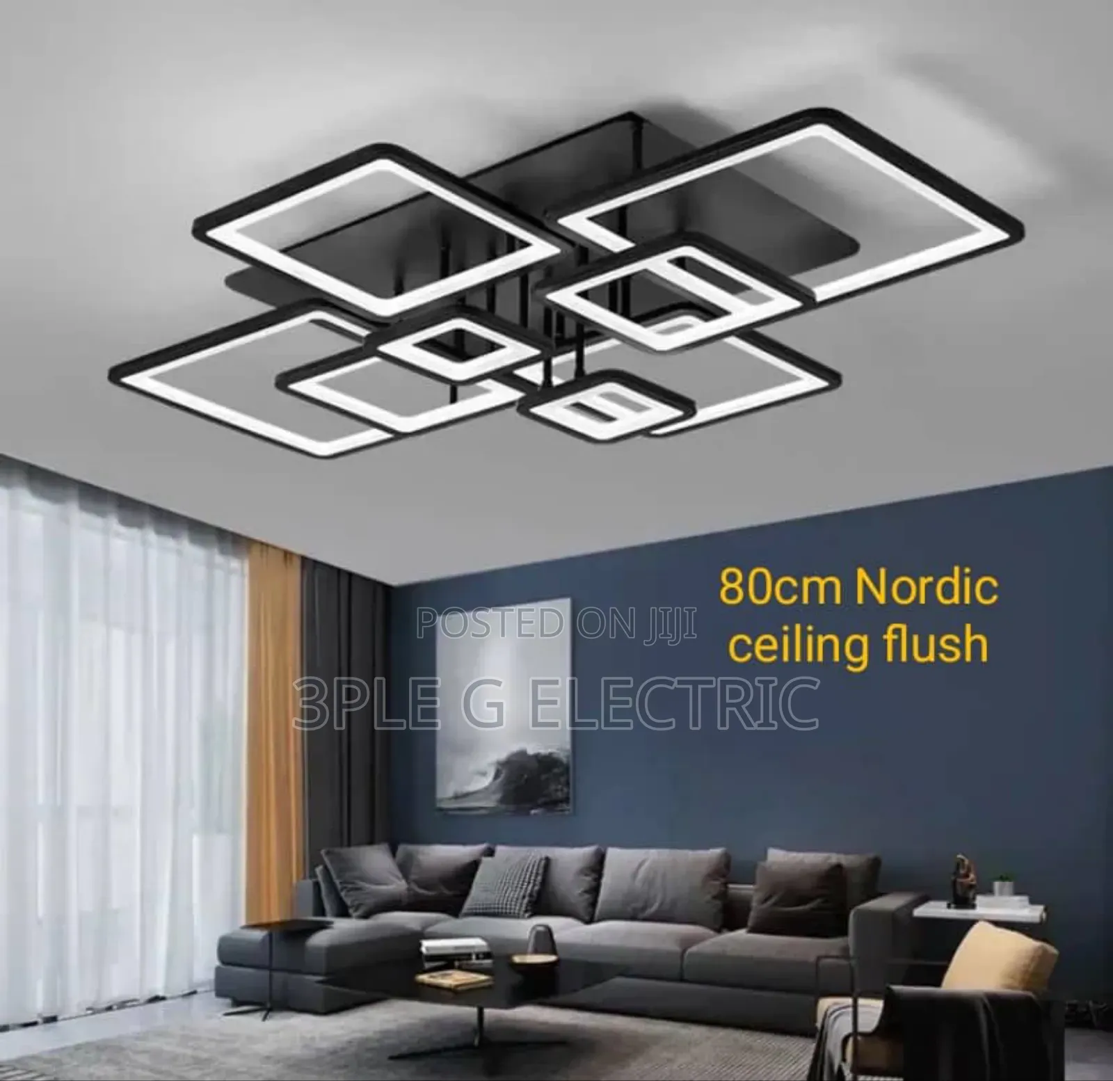 800mm Nordic Ceiling Flush