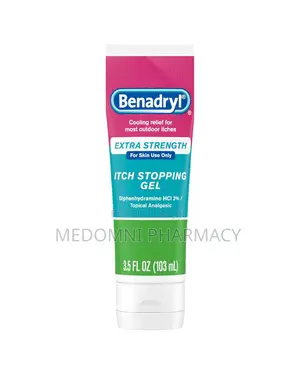 Benadryl Extra Strength Anti Itch Relief Gel 3.5 Fl Oz