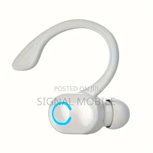 Comfort-Fit Wireless Earhook Headset With Hd Mic