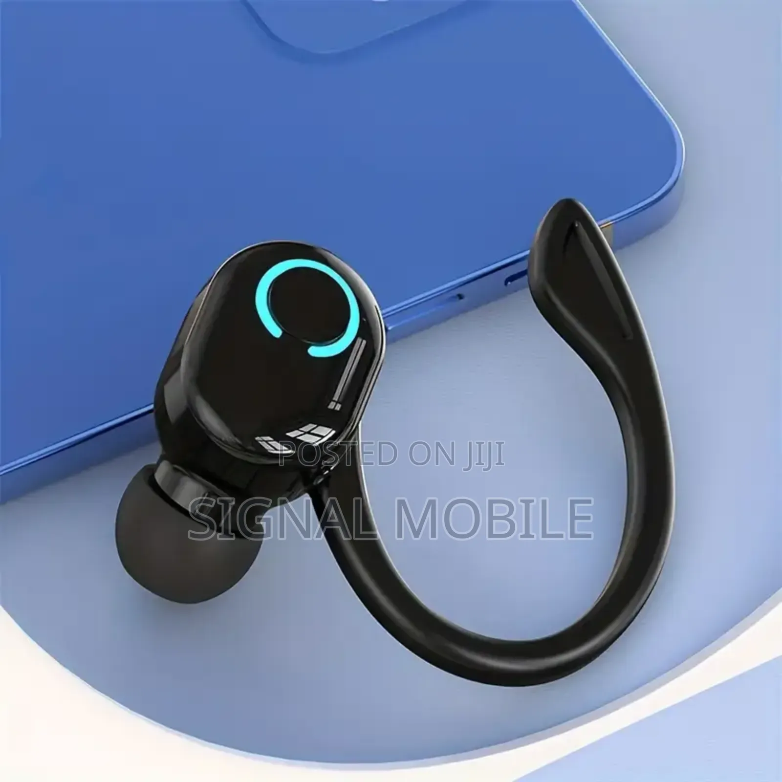 Comfort-Fit Wireless Earhook Headset With Hd Mic