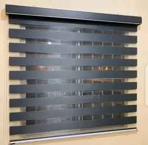 Day And Night Window Blind - Bold Grey Design