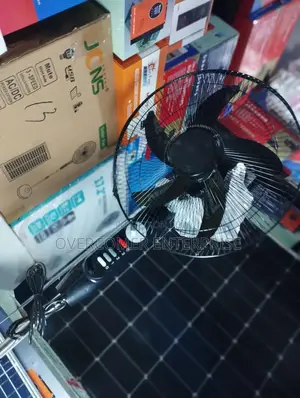 Solar Fan Black