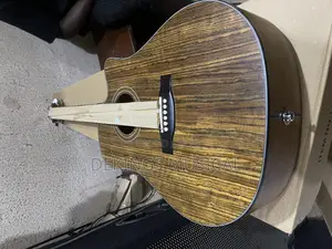 Smiger Sm-413 41” Single-Cut Semi-Acoustic Guitar–Built-in Pickup Eq