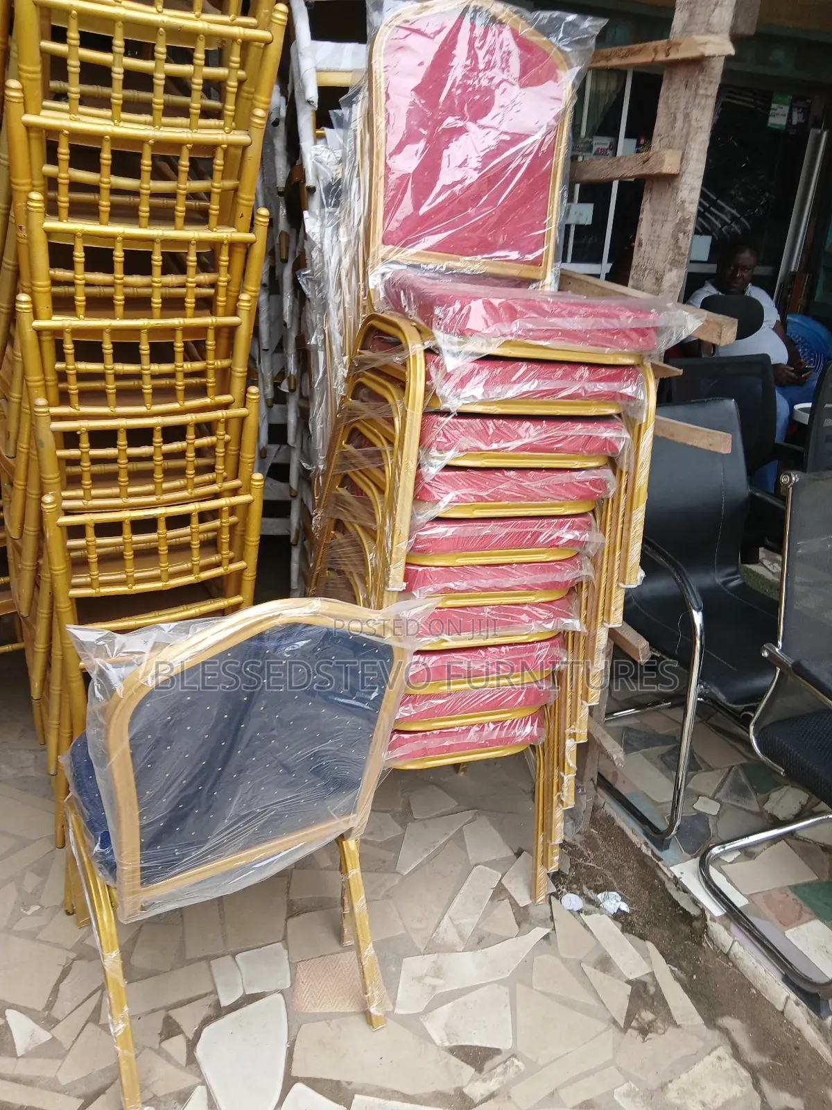 Red And Banquet Chair