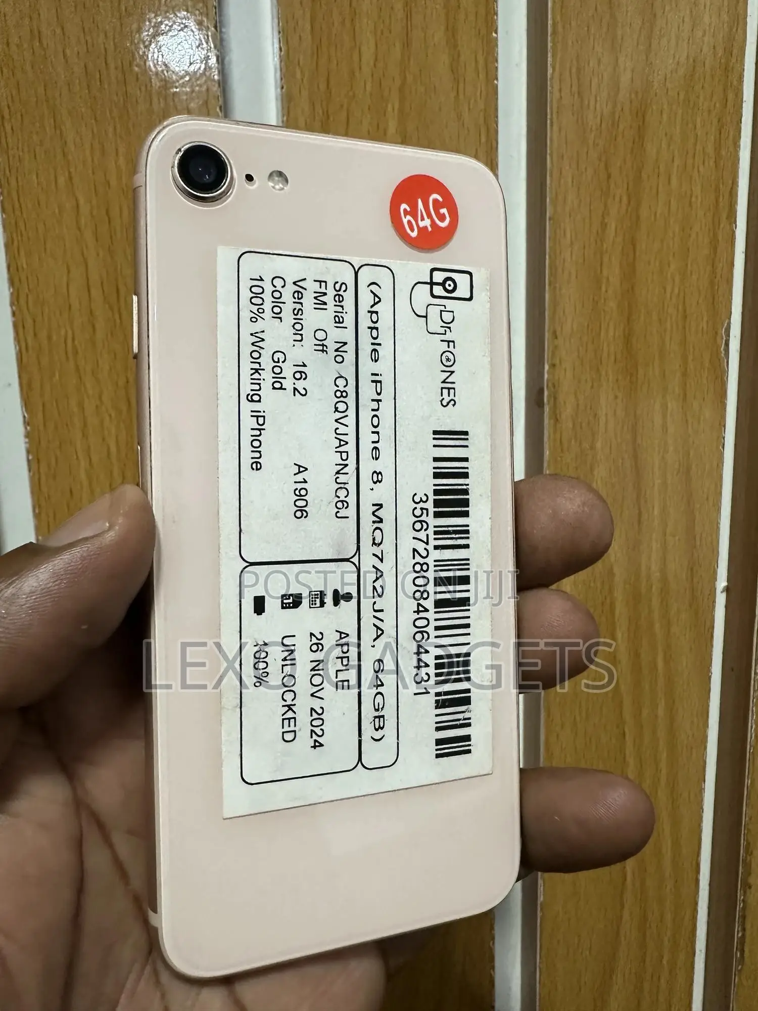 Apple iPhone 8 64 GB Rose Gold