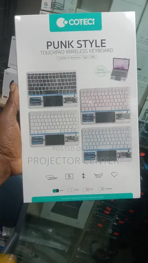 Coteci Wireless Keyboard for Tabs (Touchpad)
