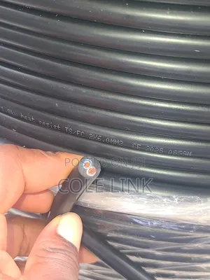6mm 2core Flexible Solar Cable Heat Resistant