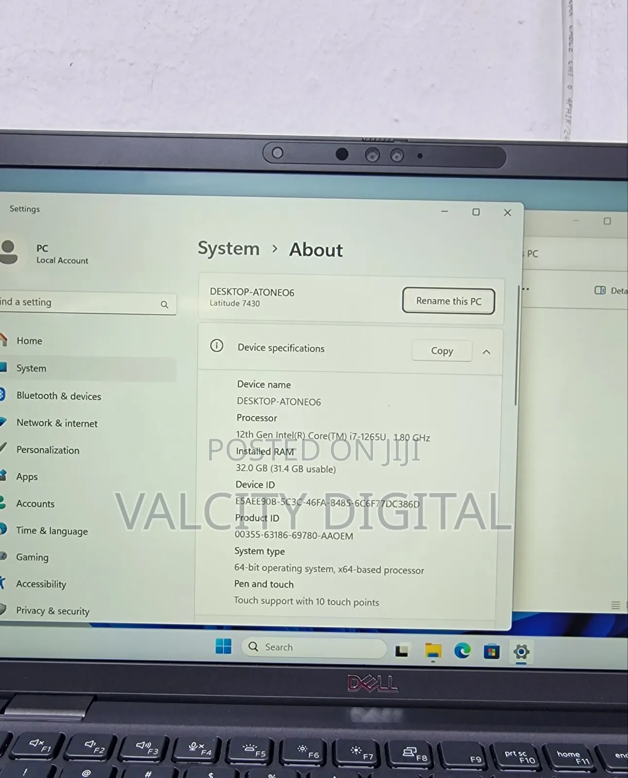 Laptop Dell Latitude 7430 32GB Intel Core i7 SSD 512GB