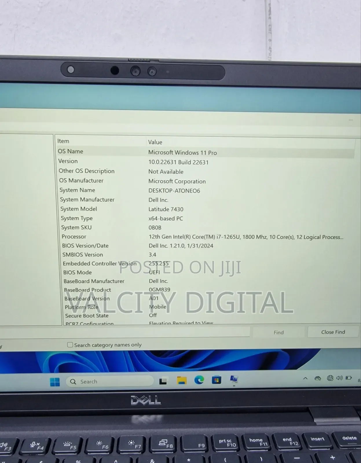Laptop Dell Latitude 7430 32GB Intel Core i7 SSD 512GB