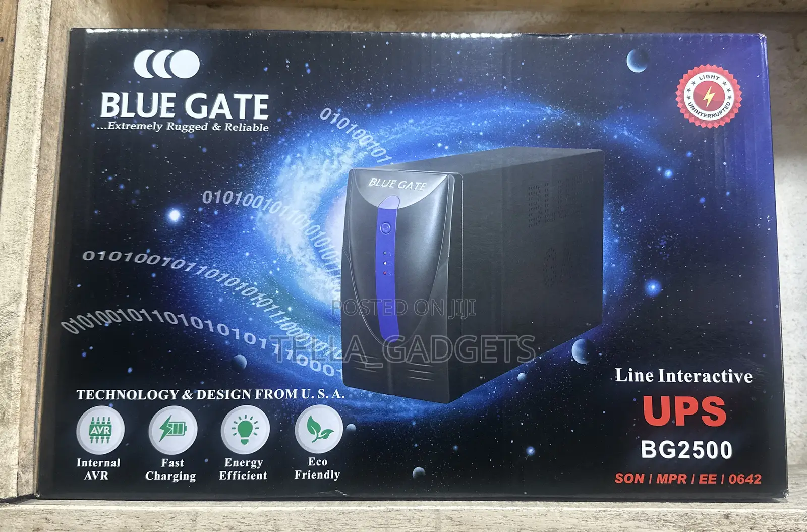 Bluegate Extremely Rugged and Reliable Ups 2.5kva