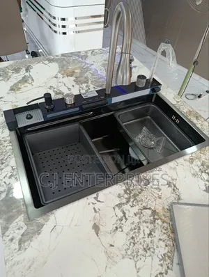 Smart Kitchen Sink With Tap And Accessories