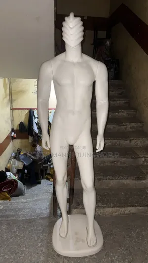 Spider Head Male Plastic White Huge Mannequin