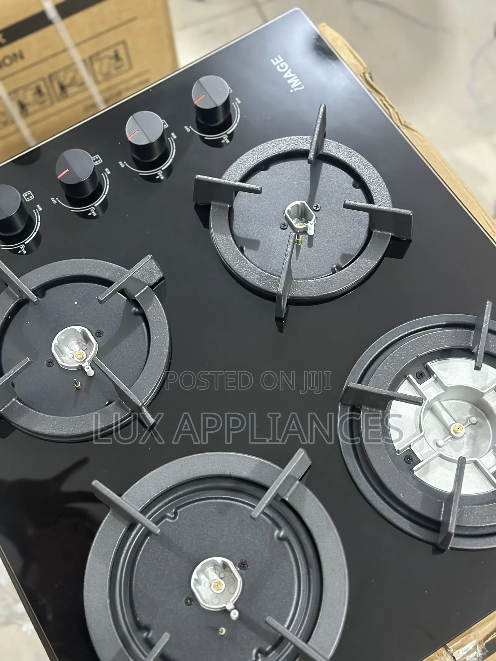 Image Im-60gsb Secure Flame Built-in Gas Hob