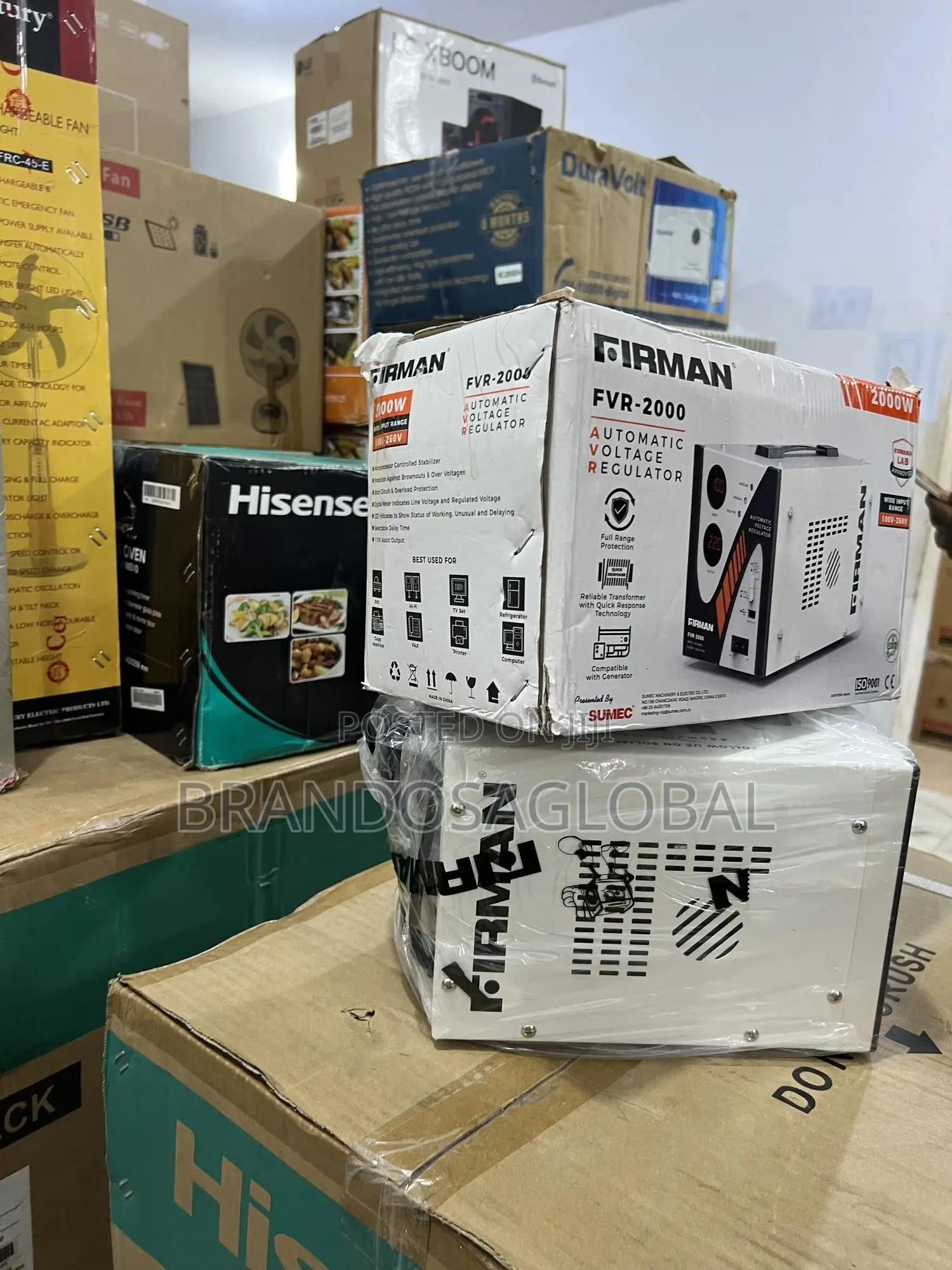 Firman Fvr‐2000 Stabilizer With Usb – Floor Model 2000w