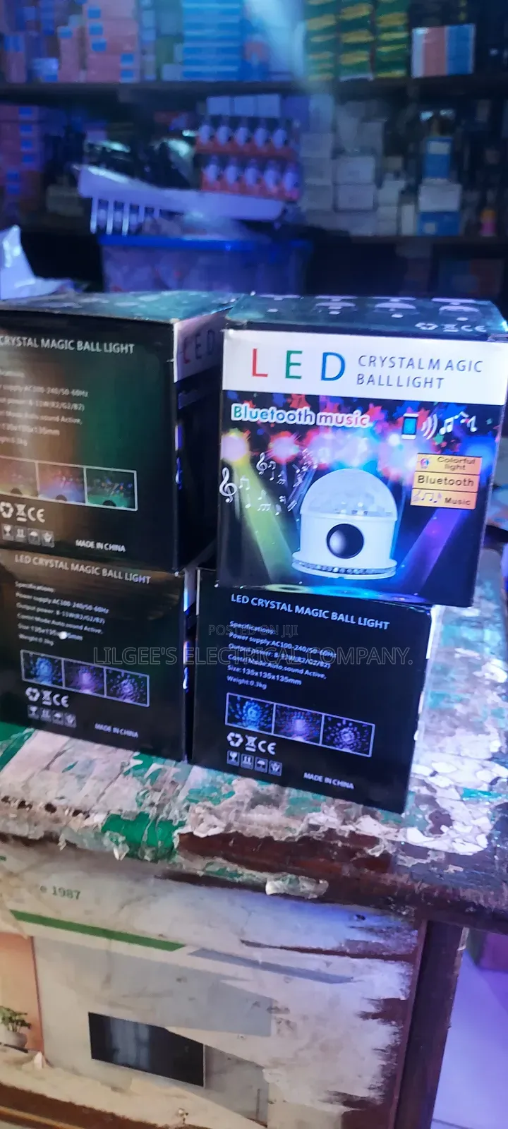 Decorative Led Crystal Magic Rgb Ball Light With Bluetooth