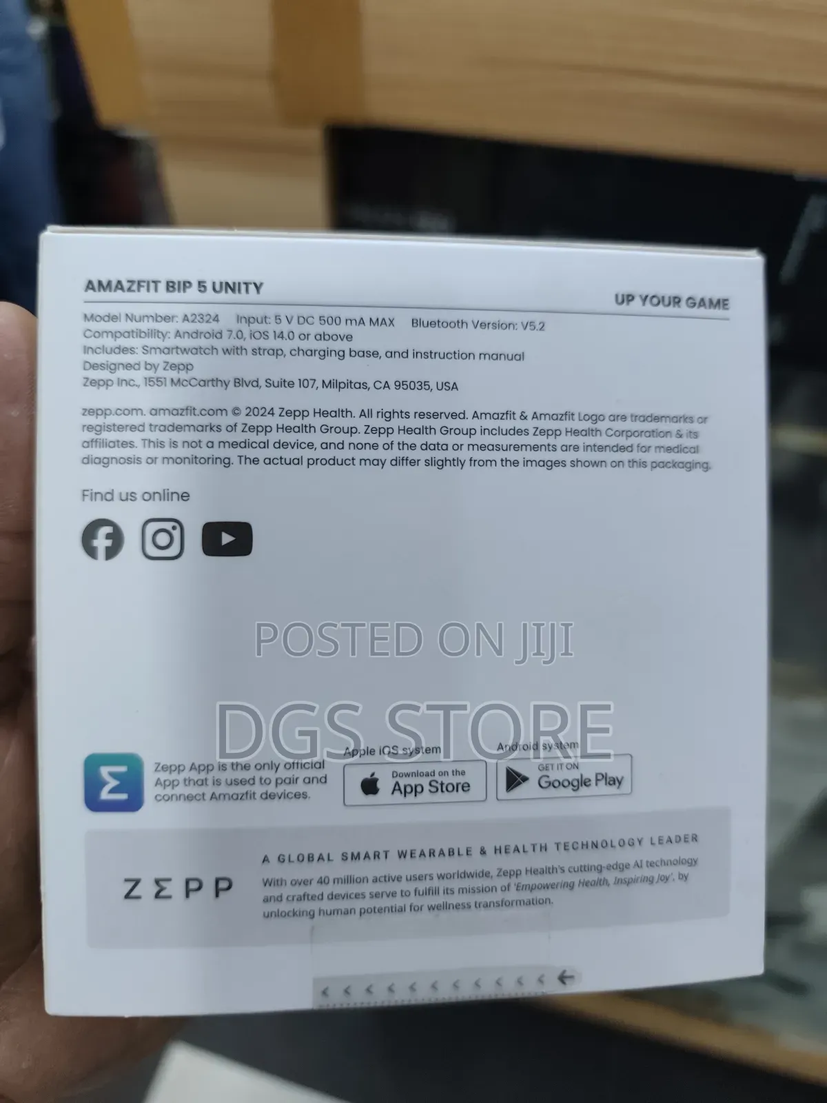 Amazfit BLP 5 Unity Smart Watch 