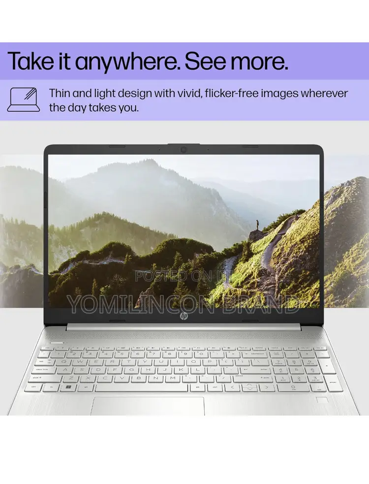 New Laptop HP 8GB Intel Core I3 SSD 256GB