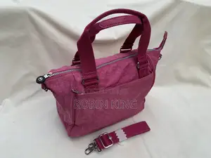 Kipling Womens Fuchsia Shoulder Hand Bag Size Medium