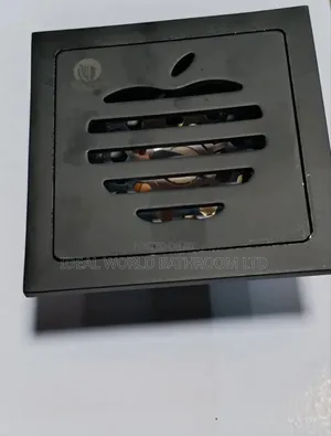 10* 10 Apple  Floor Drain Black