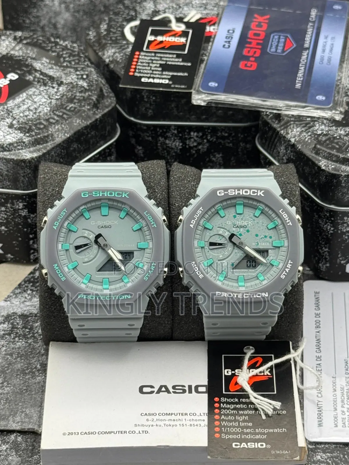 Casio G-Shock Quality Rubber Strap Wristwatch