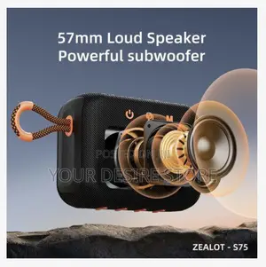 Zealot S75 Portable Stereo Wireless Bluetooth Speaker
