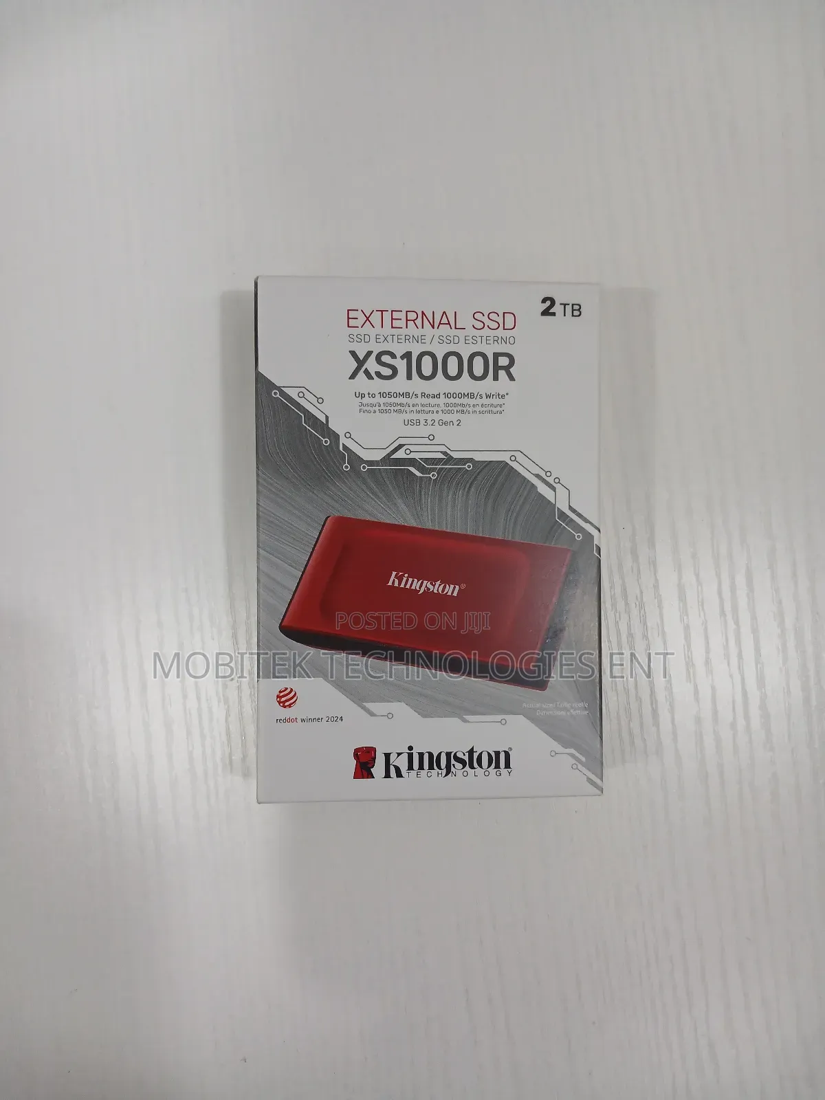 2tb Kingston Xs1000r External Ssd Portable Storage Drive