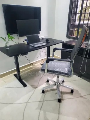 Adjustable Electric Table With Chair