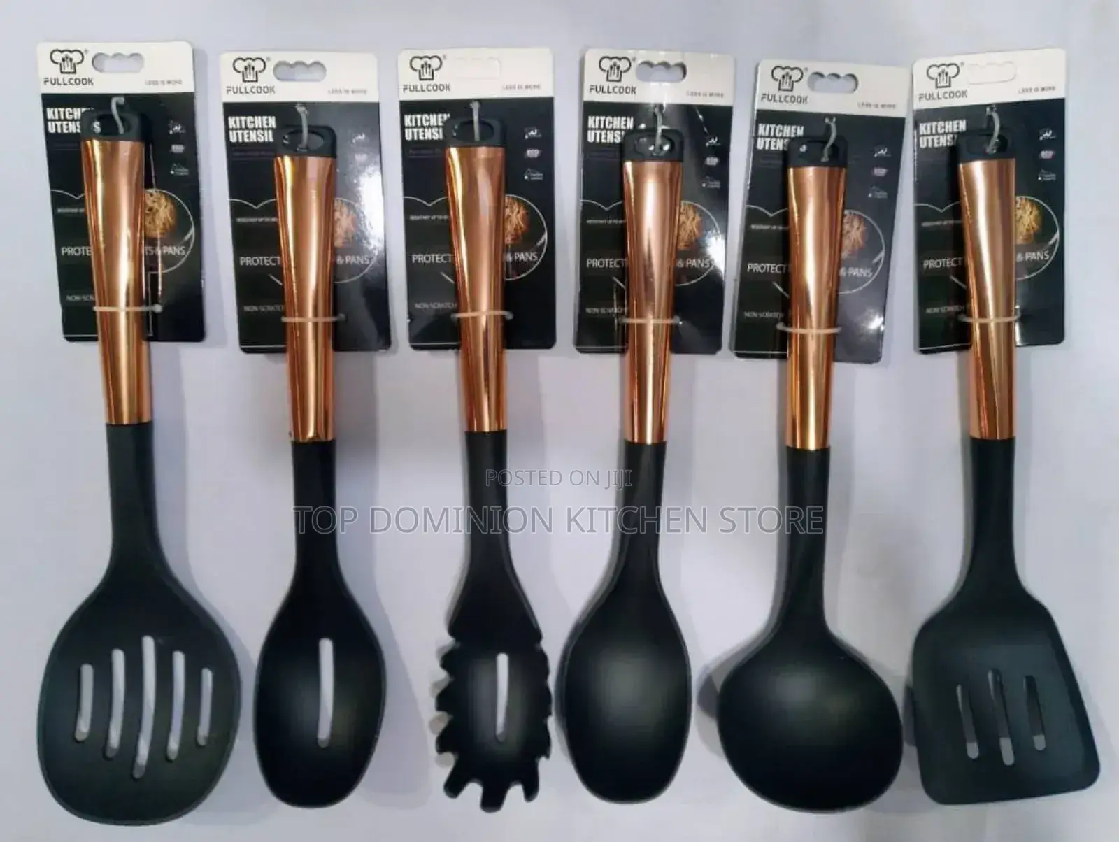 Golden Handle Nonstick Spoon Set