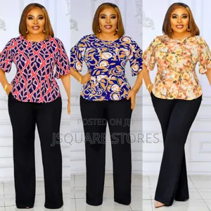 Chiffon Tops in Different Prints for Plus and Slim Size Women