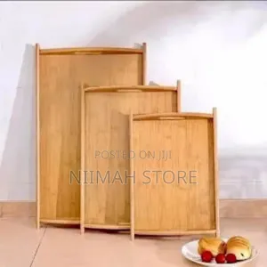Bamboo Multifunctional Tray - 3 Set