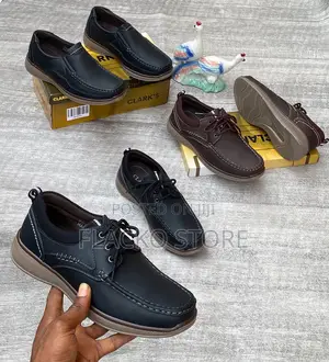 Clark’S Casual Leather Sneakers