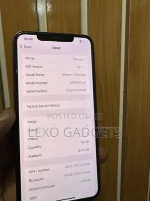 Apple iPhone 11 Pro Max 64 GB Gold