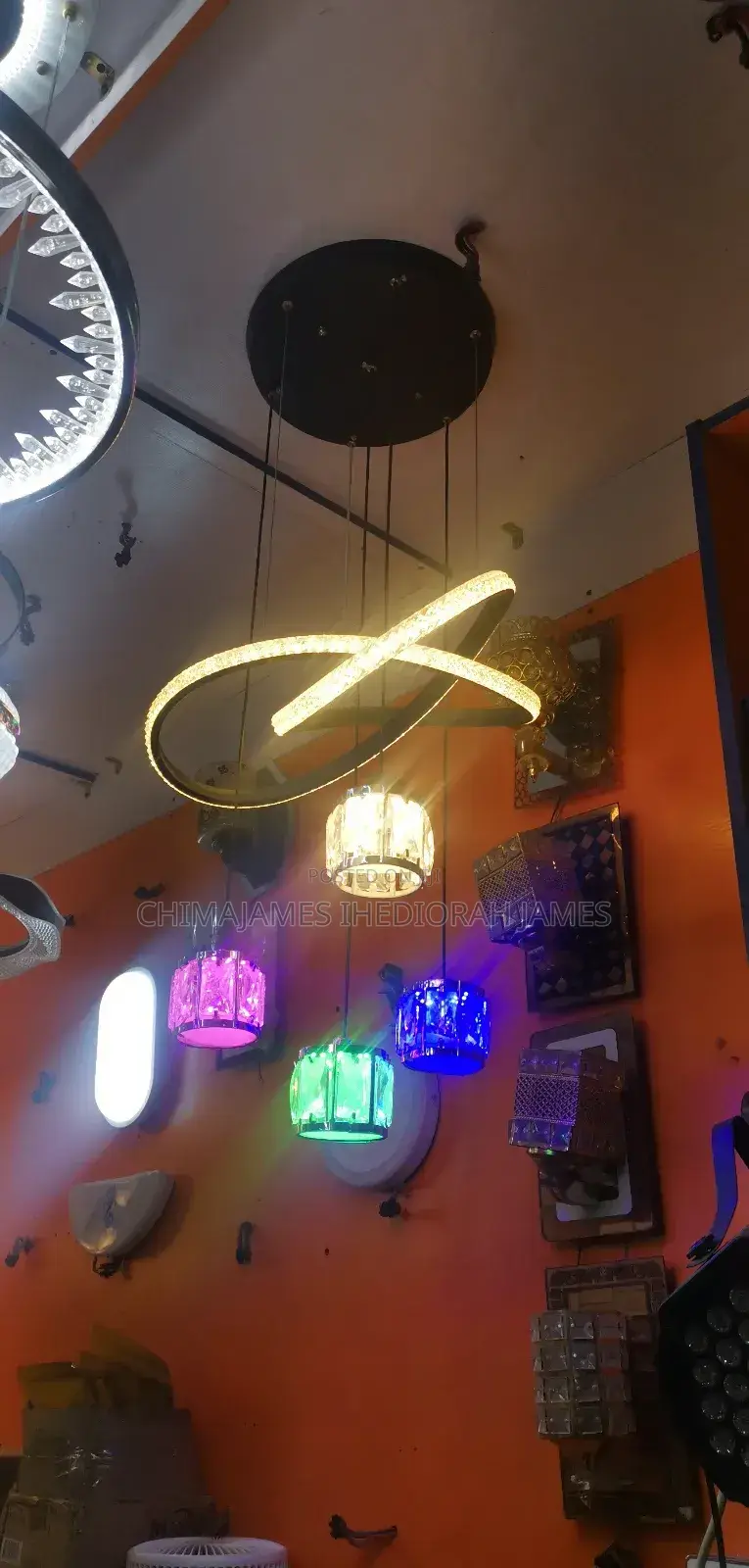 Led Lamp Dining Room Living Ring Dimmable Bedroom Kitchen Interior