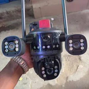 Security 3 Lens PTZ 4g Solar Camera