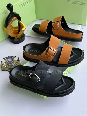 Quality Off White Slippers