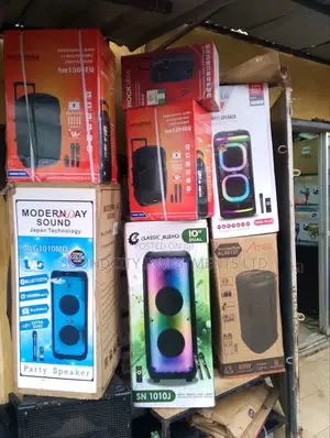 All Sizes Of Rechargeable Party Speaker And Public Addressing System.