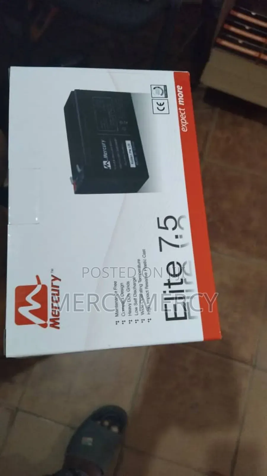 Mercury Ups Battery