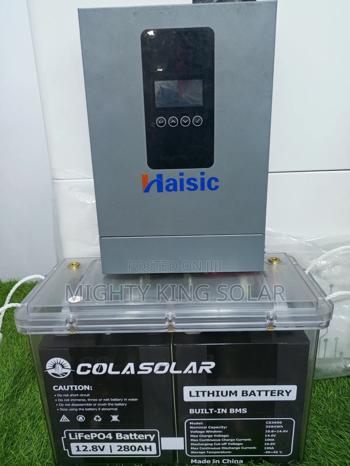 3584 KWH Cola Lithium Iron Battery 12v Set