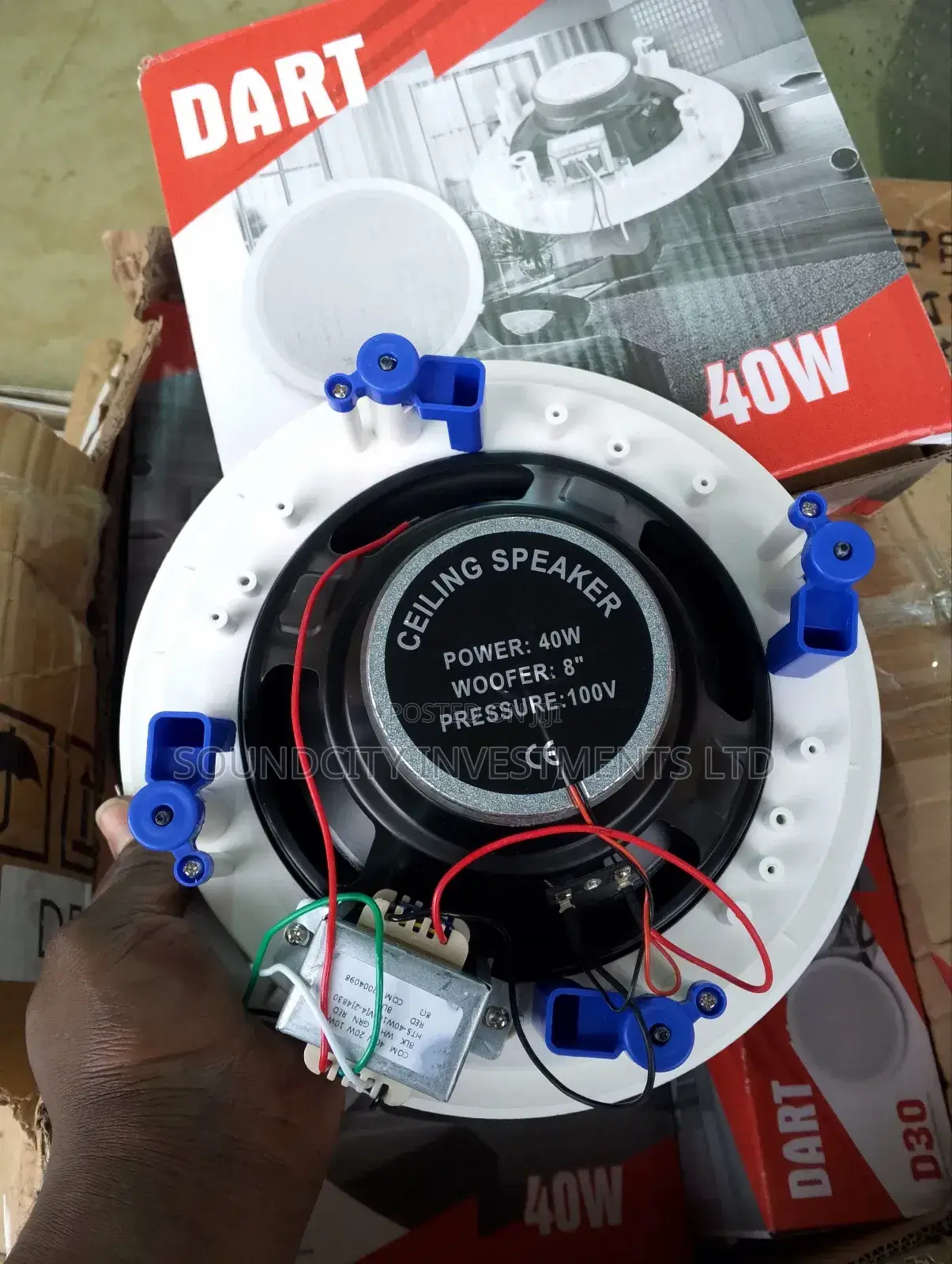 Dart D40 (40w) Passive Ceiling Speaker