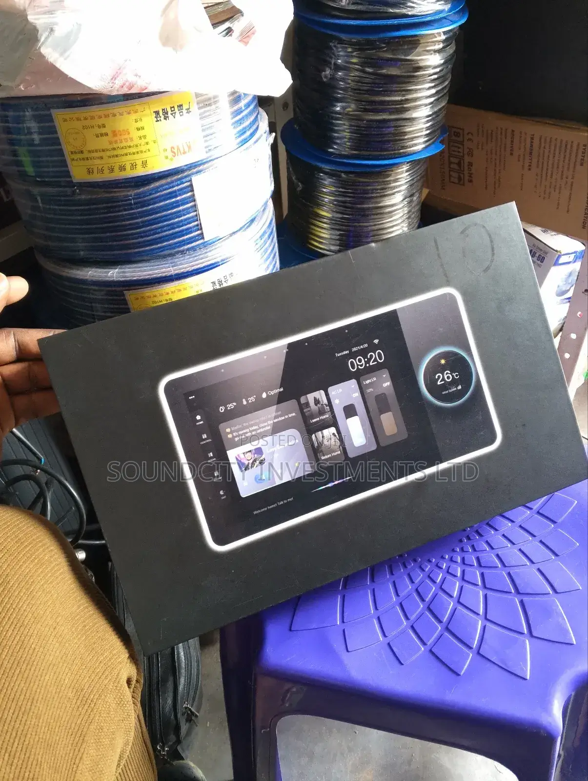 10* Android Wall Amplifier With Alexa, Tuya, And Spotify Support.