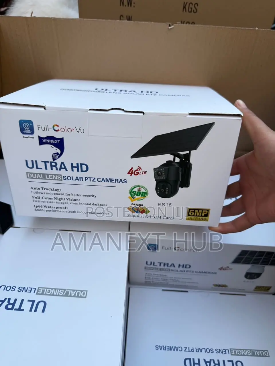 2 Screen Solar CCTV Camera