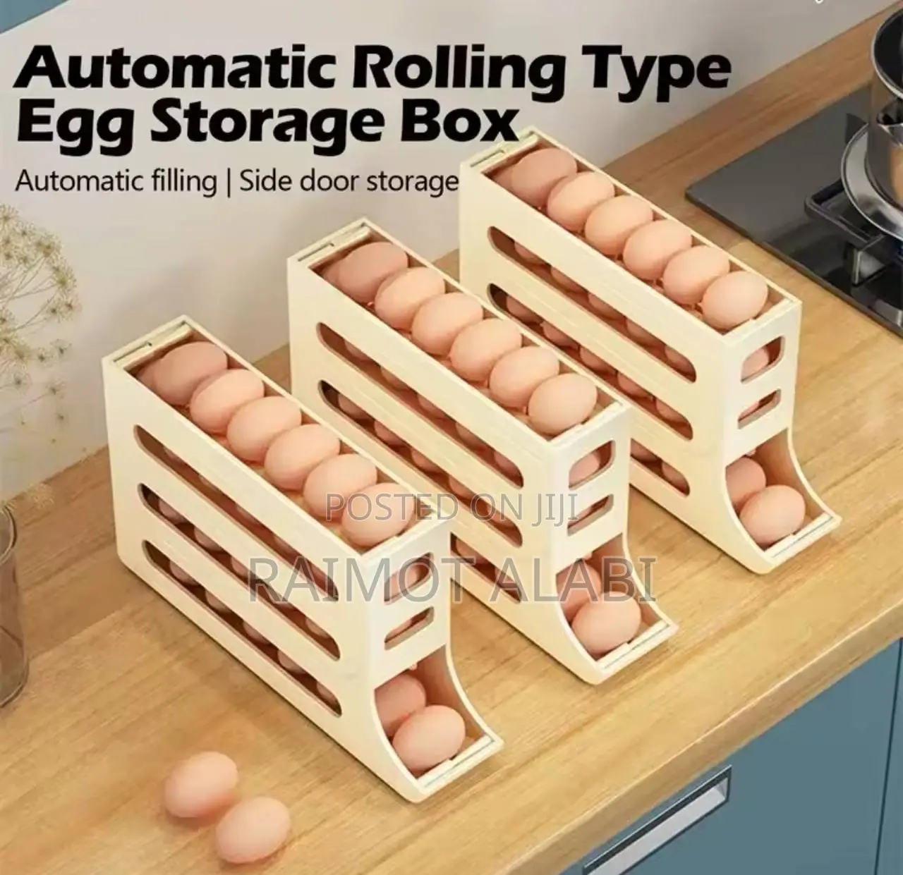 Rolling Egg Rack