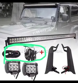 Jeep Wrangler Off Road Led Roof Bar Light With Hanger Complete