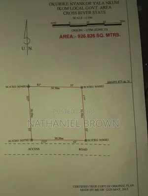 100by100 Empty Land for Sell at Ikom Ogoja Highway