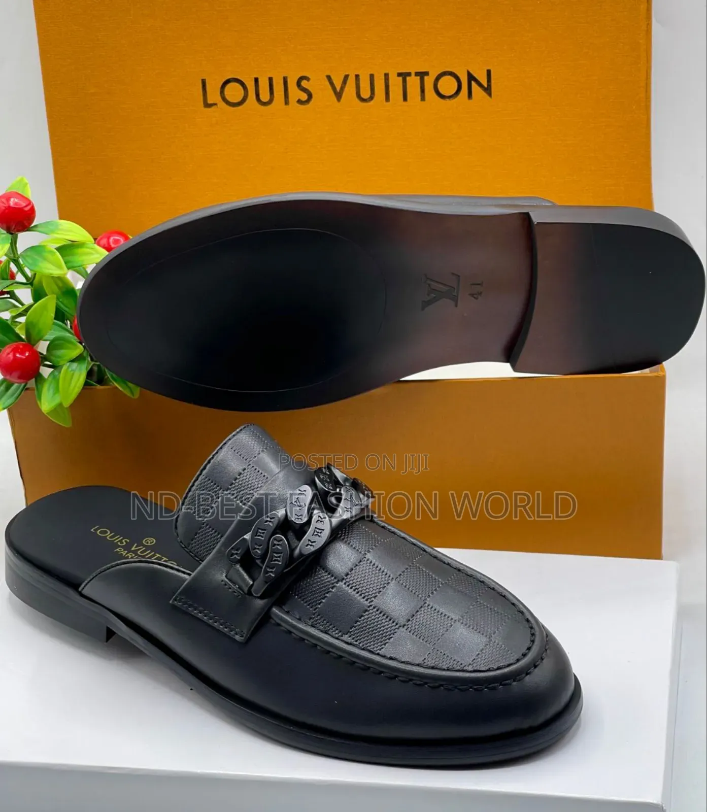 Louis Vuitton Luxury Half Shoe