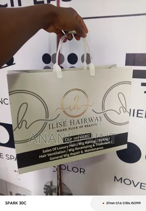 Carrier Bag With Foil Printing