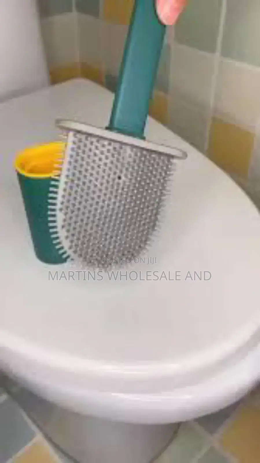 Silicone Toilet Brush With Holder
