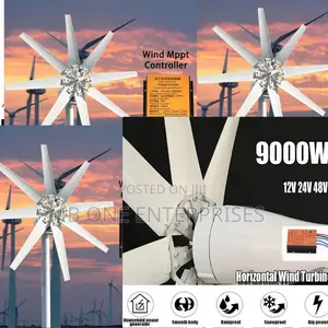 Upgrade Your Energy System With 9000w Horizontal Wind Power Solution