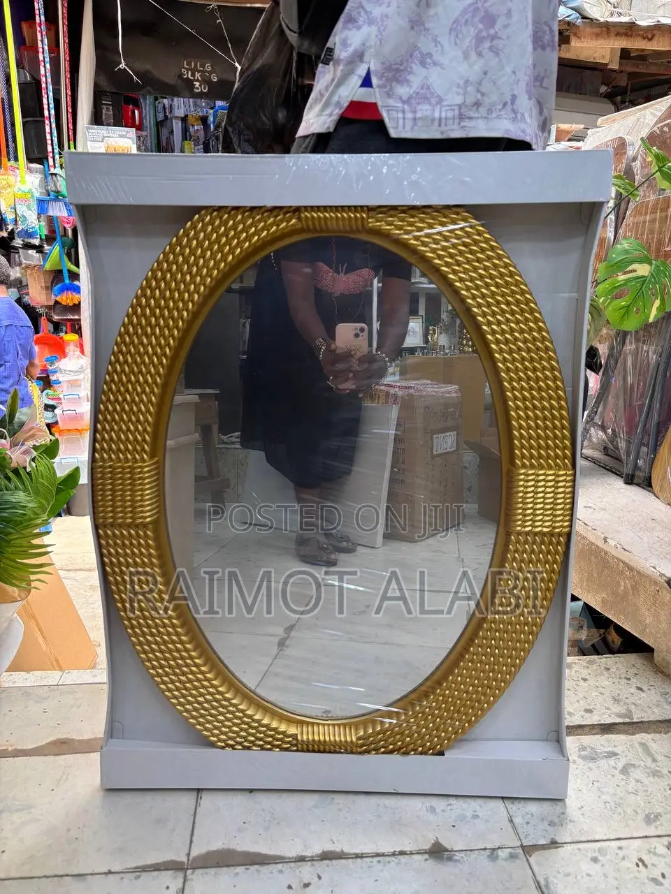 Big Oval Wall Mirror