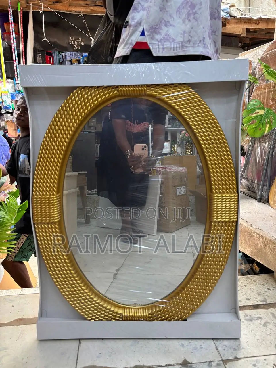 Big Oval Wall Mirror